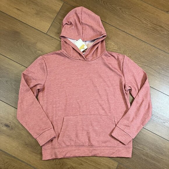 Crown of Hearts NWT Girls Heathered Red Hooded Sweatshirt Hoodie Sz XL - Picture 1 of 6